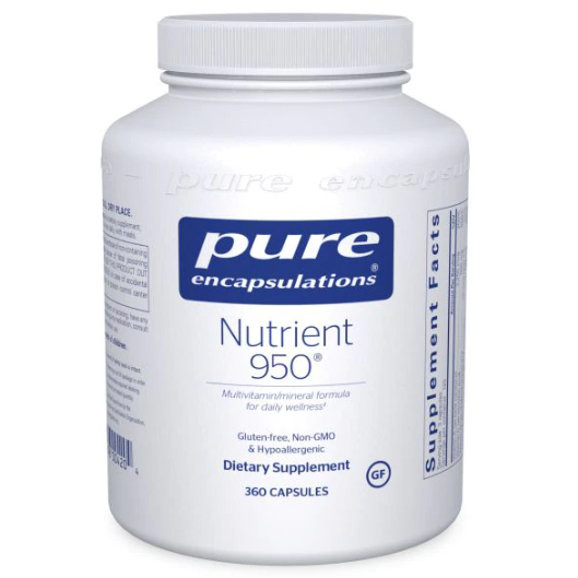 Pure Encapsulations Nutrient 950, 360 capsules, front of bottle