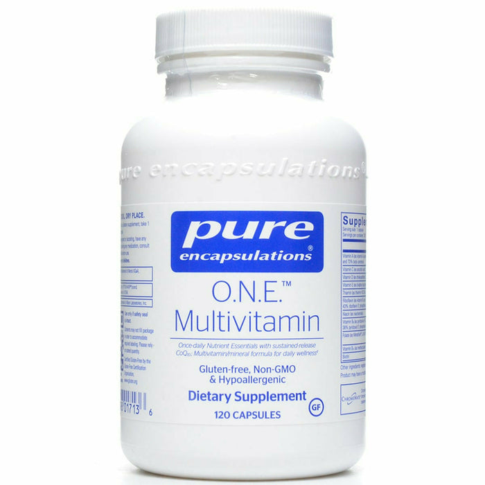 Pure Encapsulations O.N.E. Multivitamin, 120 capsules, front of bottle
