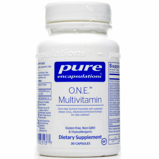 Pure Encapsulations O.N.E. Multivitamin, 30 capsules, front of bottle