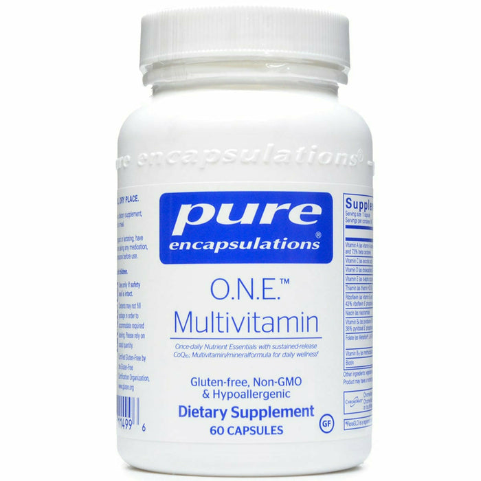Pure Encapsulations O.N.E. Multivitamin, 60 capsules, front of bottle