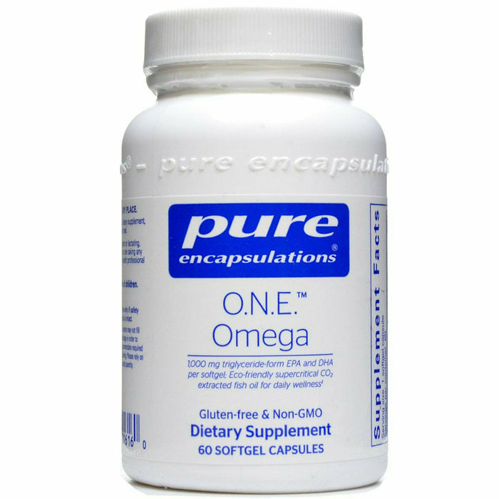 Pure Encapsulations, ONE Omega 60 softgels