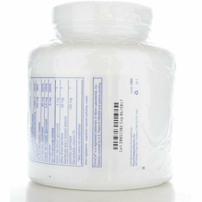 Pure Encapsulations OsteoBalance 210 capsules supplement facts label 2