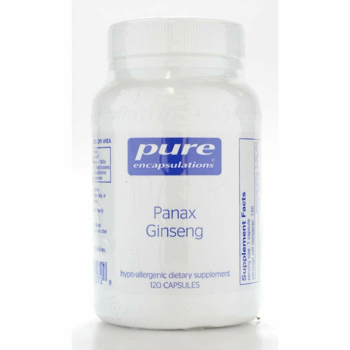Pure Encapsulations Panax Ginseng 250 mg, 120 capsules, front of bottle
