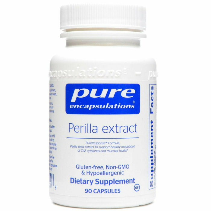 Pure Encapsulations Perilla extract 150 mg, 90 capsules, front of bottle