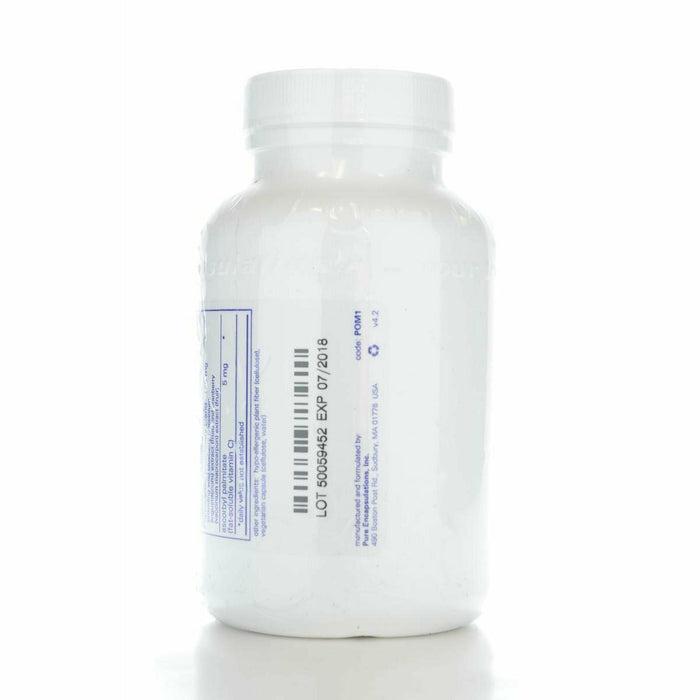 Pure Encapsulations Pomegranate Plus 120 capsules label information panel
