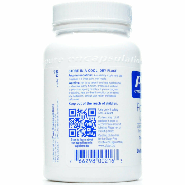 Pure Encapsulations, Potassium (aspartate) 90 vcaps Suggested Use
