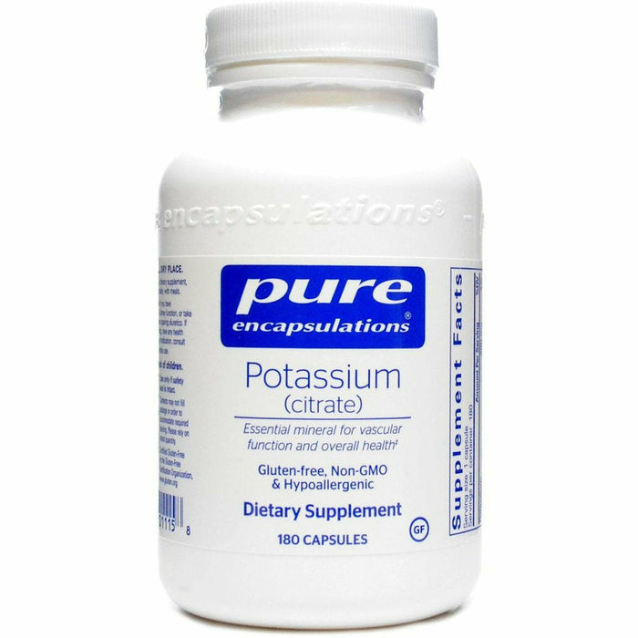 Pure Encapsulations, Potassium (citrate) 180 capsules