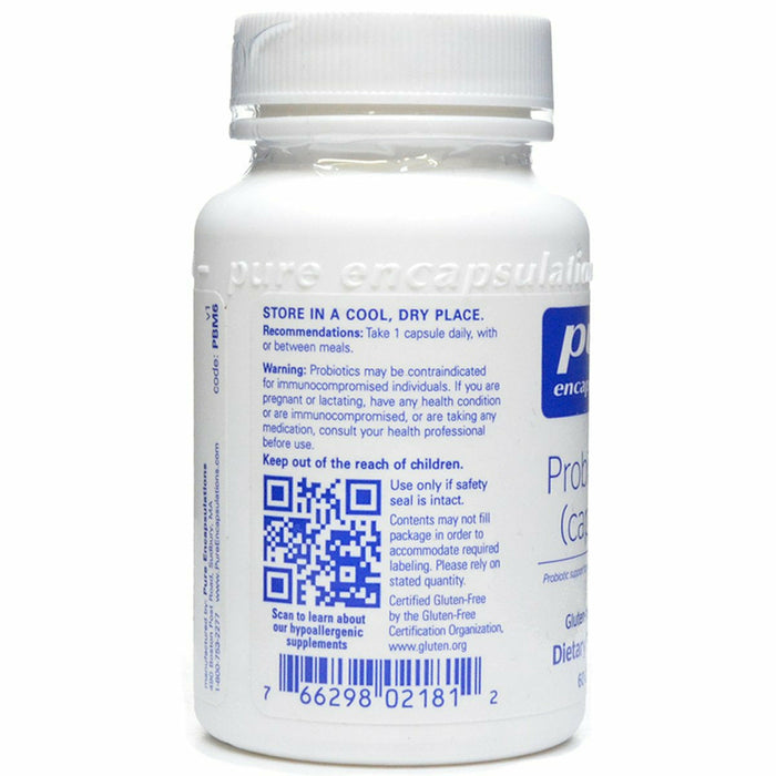 Pure Encapsulations ProbioMood 3 Billion 60 capsules label information panel