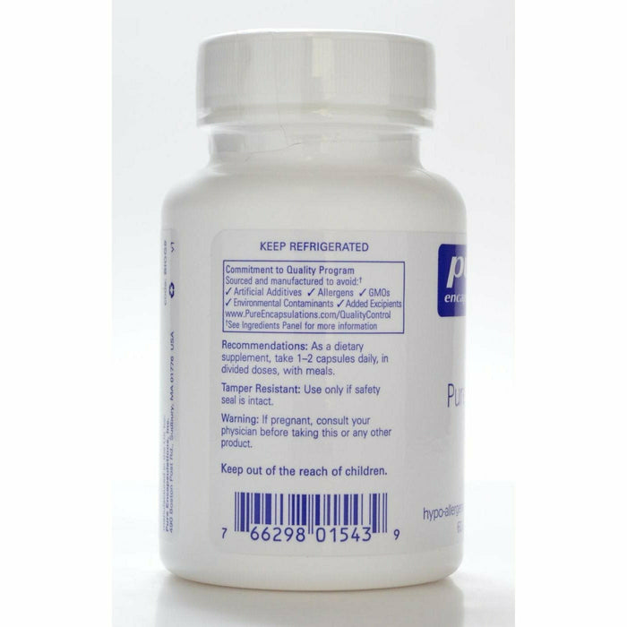 Pure Encapsulations PureBiOme G.I. 60 capsules label information panel