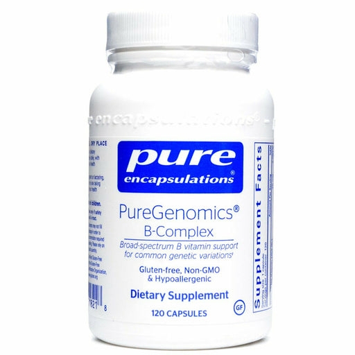 Pure Encapsulations PureGenomics B-Complex, 120 capsules, front of bottle