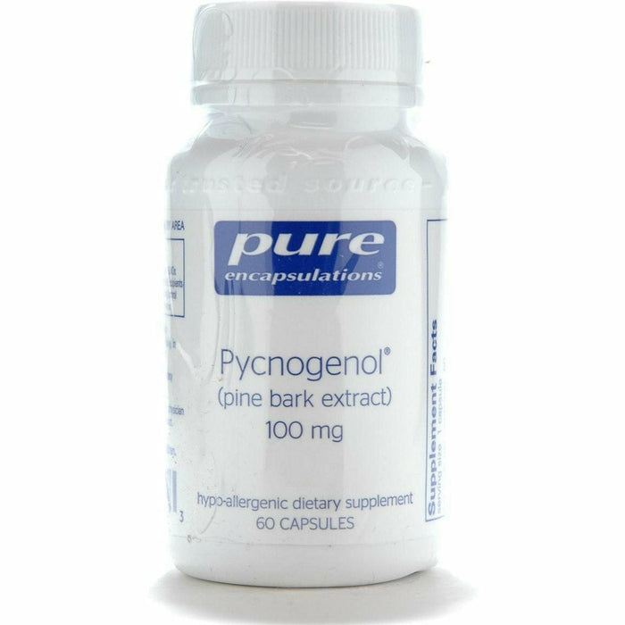 Pure Encapsulations Pycnogenol 100 mg, 60 capsules, front of bottle