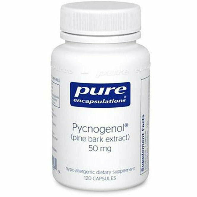 Pure Encapsulations Pycnogenol 50 mg, 120 capsules, front of bottle
