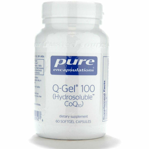 Pure Encapsulations Q-Gel 100 mg, 60 capsules, front of bottle