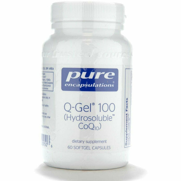 Pure Encapsulations Q-Gel 100 mg, 60 capsules, front of bottle