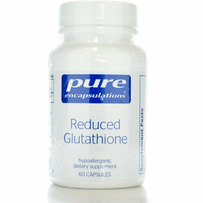 Pure Encapsulations Reduced Glutathione 100 mg, 60 capsules, front of bottle