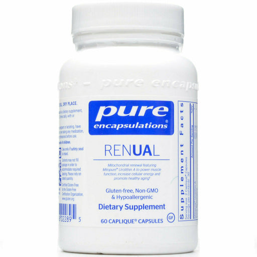 Pure Encapsulations RENUAL, 60 capsules, front of bottle
