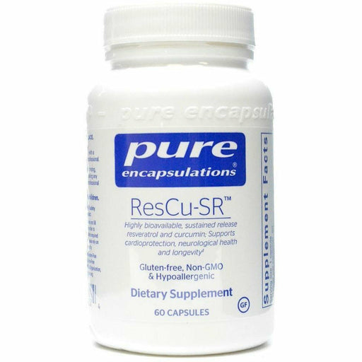 Pure Encapsulations ResCu-SR, 60 capsules, front of bottle