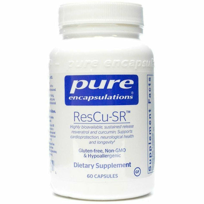 Pure Encapsulations ResCu-SR, 60 capsules, front of bottle