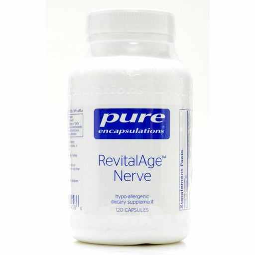 Pure Encapsulations RevitalAge Nerve, 120 capsules, front of bottle