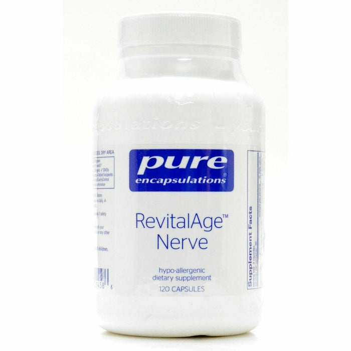 Pure Encapsulations RevitalAge Nerve, 120 capsules, front of bottle