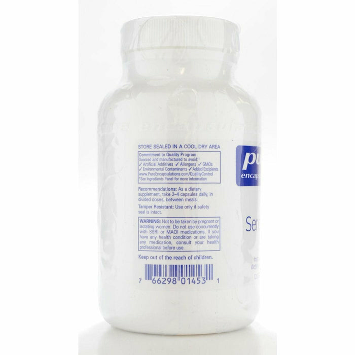 Pure Encapsulations SeroPlus 120 capsules label information panel