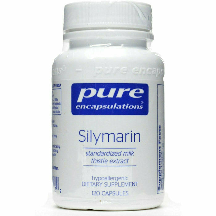 Pure Encapsulations Silymarin 250 mg, 120 capsules, front of bottle