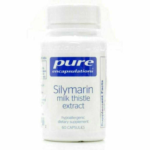 Pure Encapsulations Silymarin 250 mg, 60 capsules, front of bottle