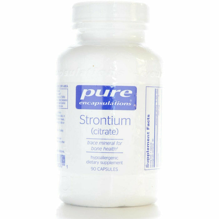Pure Encapsulations Strontium 227 mg, 90 capsules, front of bottle