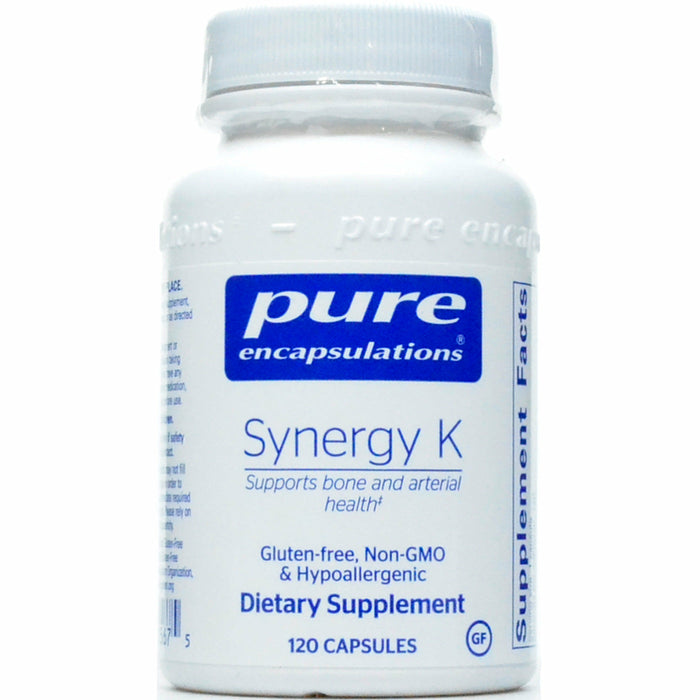 Pure Encapsulations Synergy K, 120 capsules, front of bottle