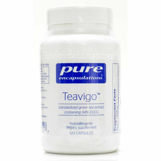 Pure Encapsulations Teavigo, 120 capsules, front of bottle