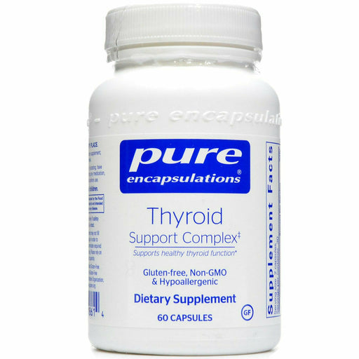 Pure Encapsulations Thyroid Support Complex, 60 capsules, front of bottle