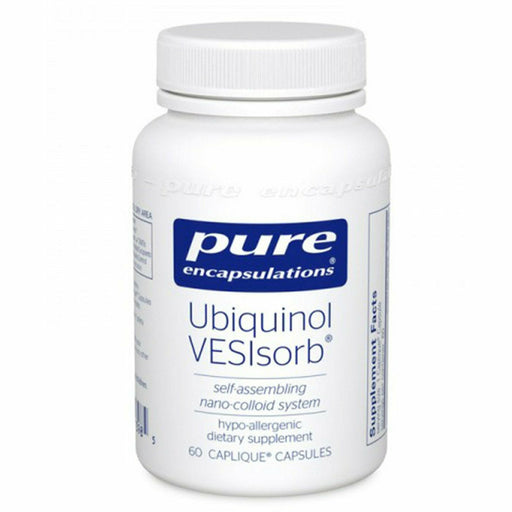 Pure Encapsulations Ubiquinol VESIsorb, 60 capsules, front of bottle