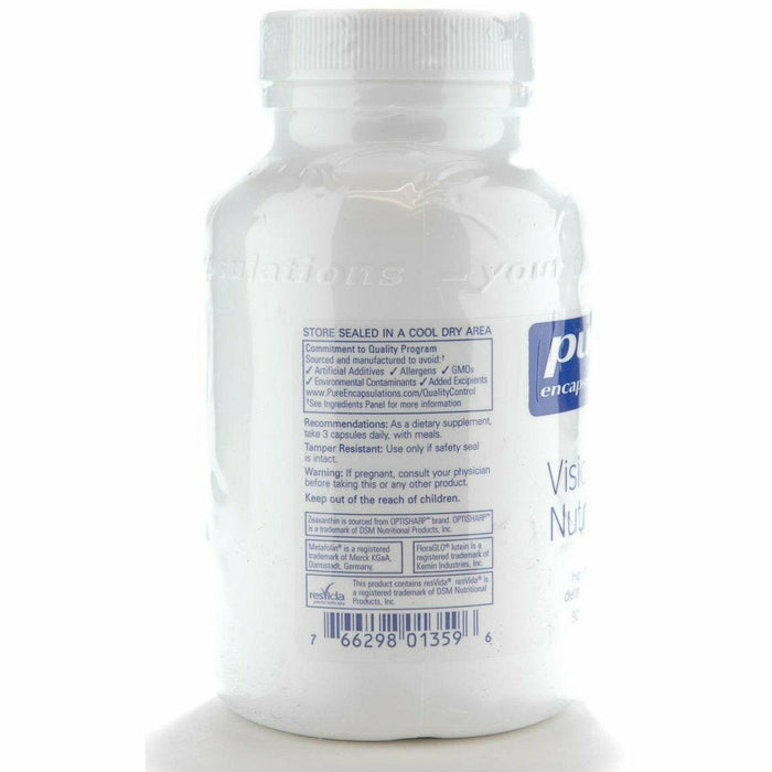 Pure Encapsulations Vision Pro Nutrients 90 caps