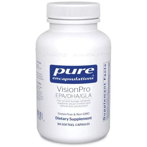 Pure Encapsulations VisionPro EPA/DHA/GLA, 90 softgels, front of bottle