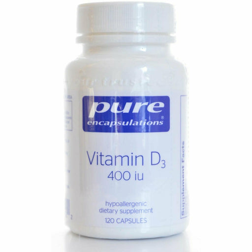 Pure Encapsulations Vitamin D3 400 IU 120 vcaps