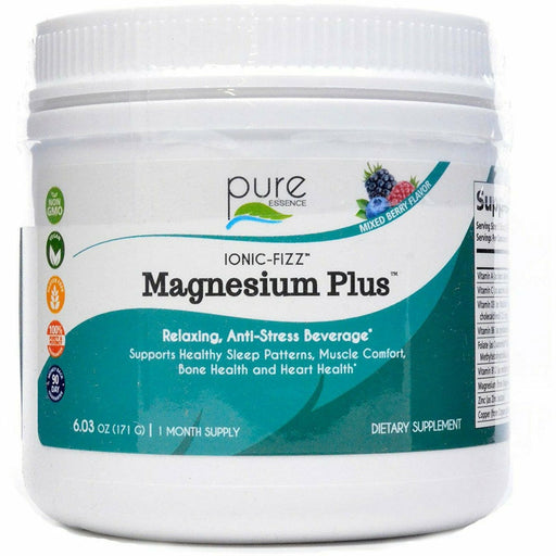 Pure Essence Ionic-Fizz Magnesium Plus Mixed Berry 6 oz