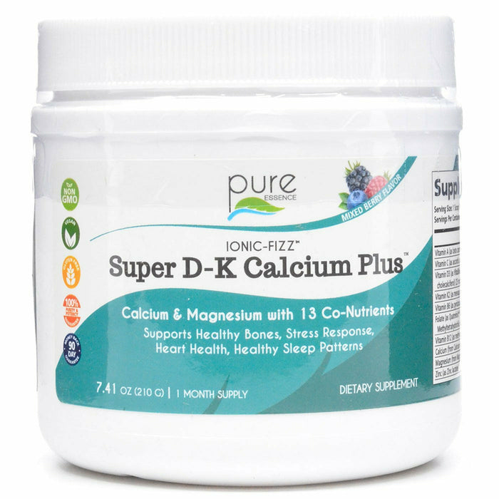 Pure Essence Ionic-Fizz Super D-K Calcium Plus Mixed Berry 7.41 oz
