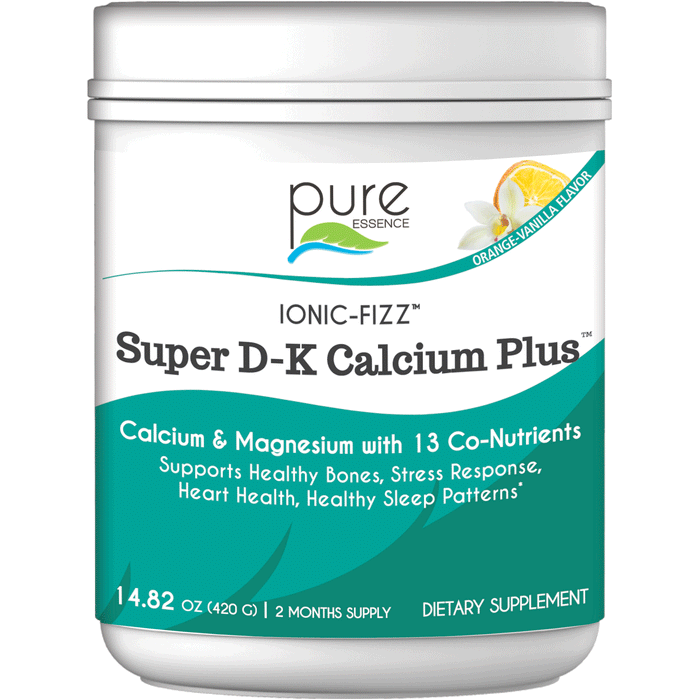 Pure Essence Ionic-Fizz Super D-K Calcium Plus Orange Vanilla 14.82 oz