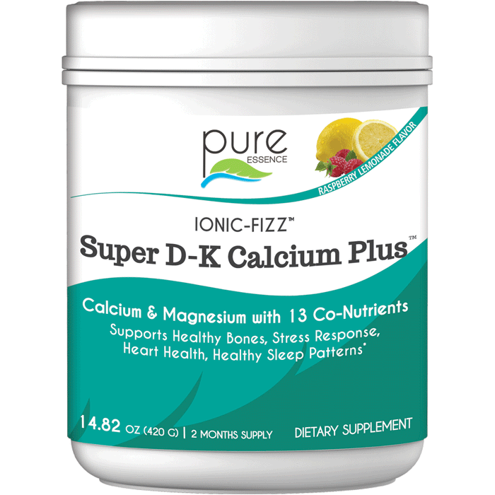 Pure Essence Ionic-Fizz Super D-K Calcium Plus Raspberry Lemonade 14.82 oz