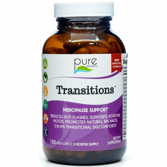 Pure Essence Transitions, 120 capsules, front of bottle