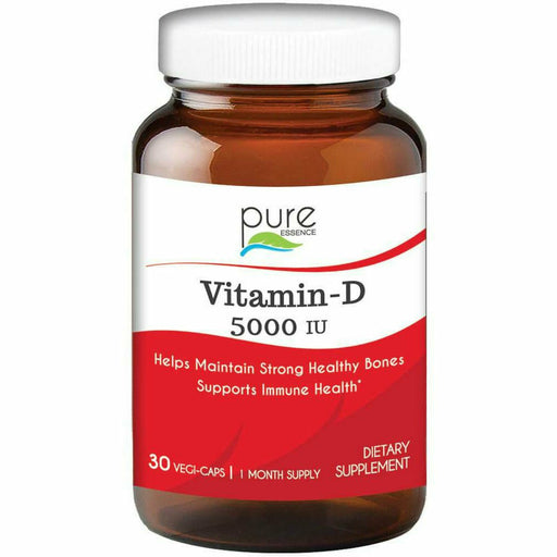 Pure Essence Vitamin-D 5000 IU 30 capsules