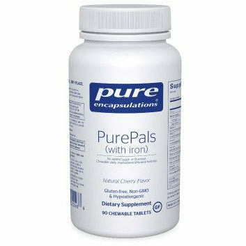 Pure Encapsulations, PurePals with Iron (Chewable) 90 tabs