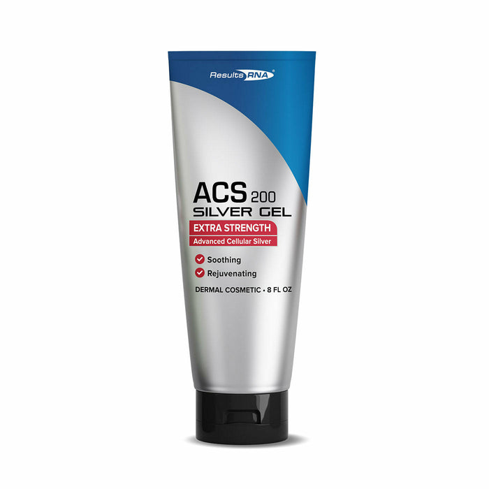 Results RNA ACS 200 Silver Gel Extra Strength, 8 fl oz, front of tube