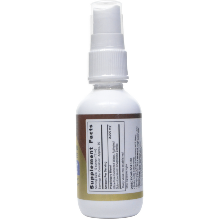 Results RNA ACZ Nano Extra Strength 2 fl oz supplement facts label