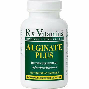 Rx Vitamins Alginate Plus, 120 vegetarian capsules, front of bottle