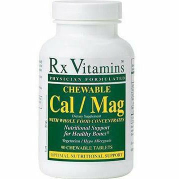 Rx Vitamins Chewable Cal/Mag, 90 chewable tablets, front of bottle