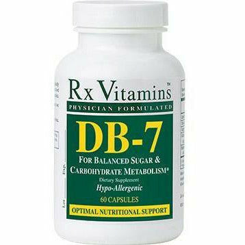 Rx Vitamins DB-7, 60 capsules, front of bottle