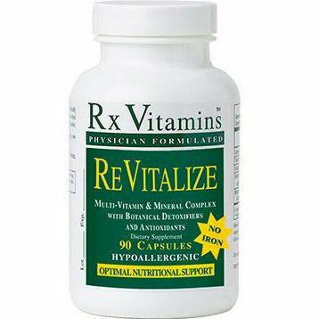 Rx Vitamins ReVitalize Iron-Free, 90 capsules, front of bottle