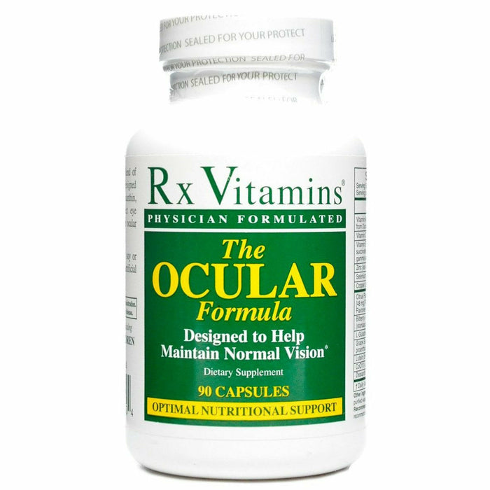 Rx Vitamins The Ocular Formula, 90 capsules, front of bottle