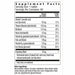 Salus Floradix Iron + Herbs Tablets 80 tablets supplement facts label